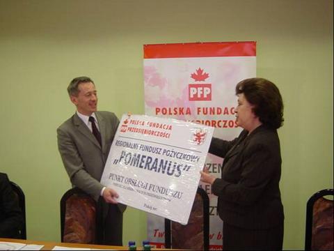 Pożyczki dla przedsiębiorców z Koszalina - podpisanie umowy z gminą miastem Koszalin na utworzenie Punktu Obsługi Funduszu Regionalnego Funduszu Pożyczkowego Pomeranus.