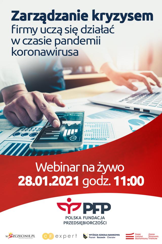 Webinar: Zarządzanie kryzysem &ndash; firmy uczą się działać w czasie pandemii koronawirusa.