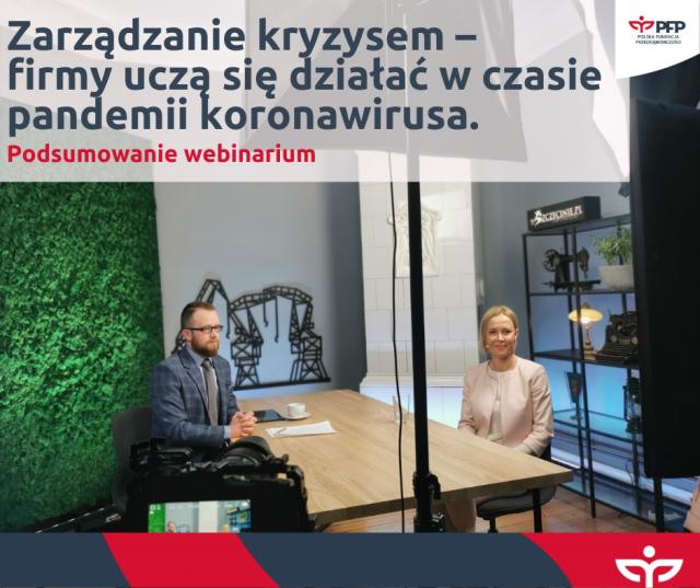 Podsumowanie webinaru: Zarządzanie kryzysem &ndash; firmy uczą się działać w czasie pandemii koronawirusa.