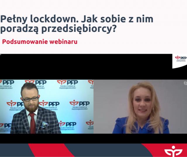 Podsumowanie webinaru: Pełny lockdown. Jak sobie z nim poradzą przedsiębiorcy?