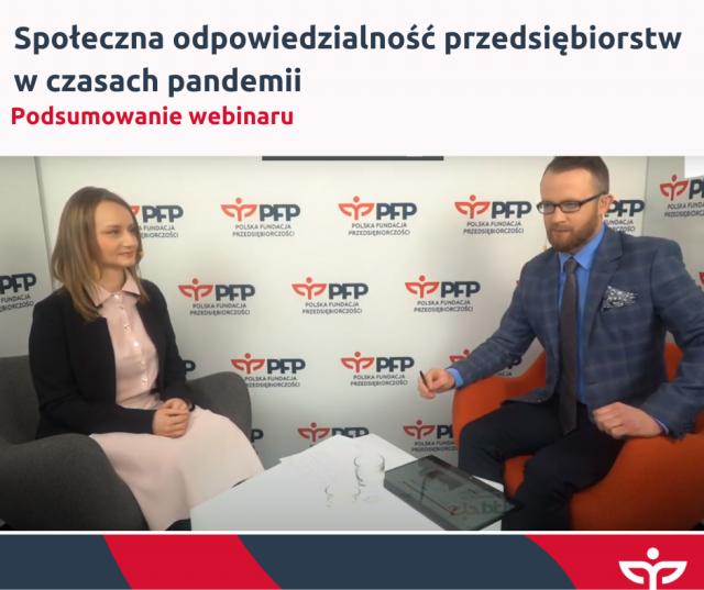 Podsumowanie webinaru Społeczna odpowiedzialność przedsiębiorstw w czasach pandemii