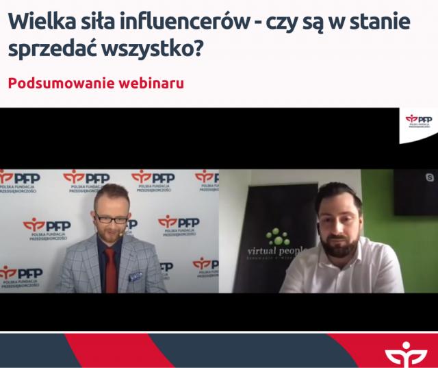 Podsumowanie webinaru: Wielka siła influencerów - czy są w stanie sprzedać wszystko?