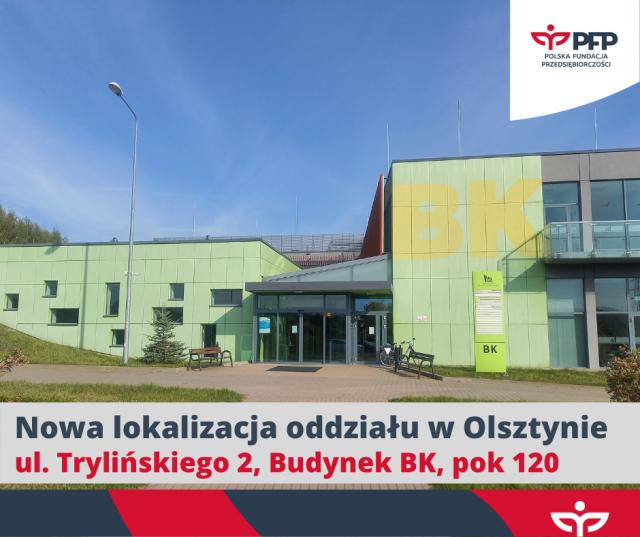 Zmiana adresu oddziału w Olsztynie