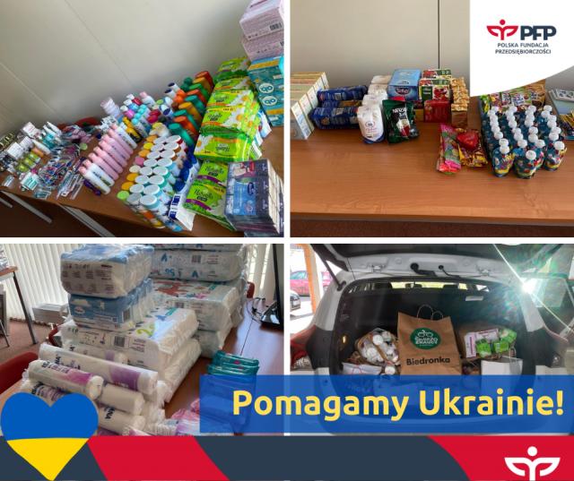 Pracownicy PFP pomagają uchodźcom z Ukrainy