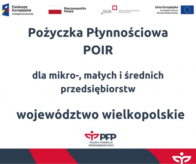 Pożyczka Płynnościowa POIR - rozpoczęcie naboru wniosków