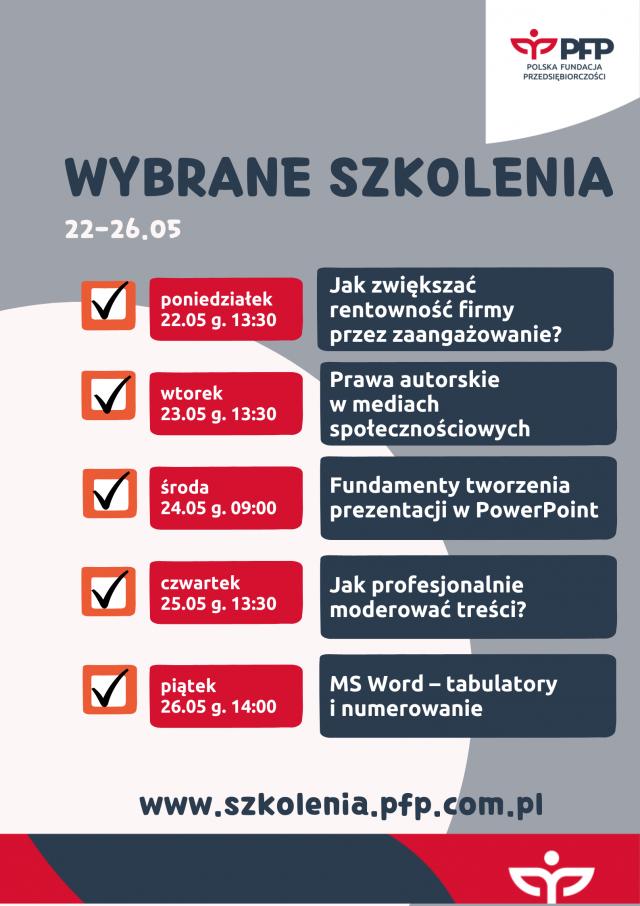 Nowi trenerzy, nowe tematy. Bogaty maj na platformie szkoleniowej
