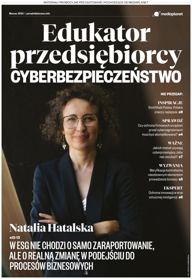 Kampania edukacyjna &bdquo;Edukator Przedsiębiorcy. Cyberbezpieczeństwo&rdquo;