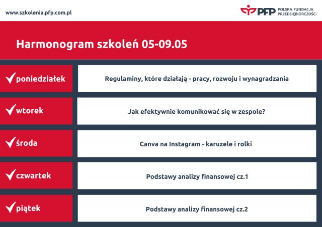 Pięć okazji do zdobycia wiedzy - codziennie mamy dla Was coś interesującego