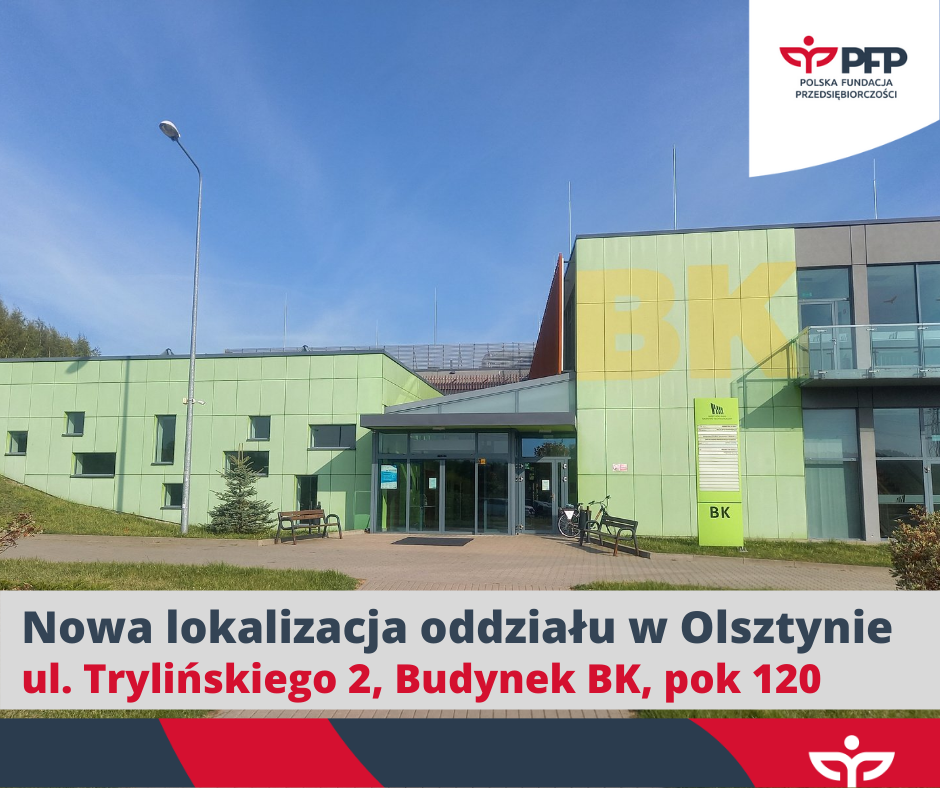 Zmiana adresu oddziału w Olsztynie