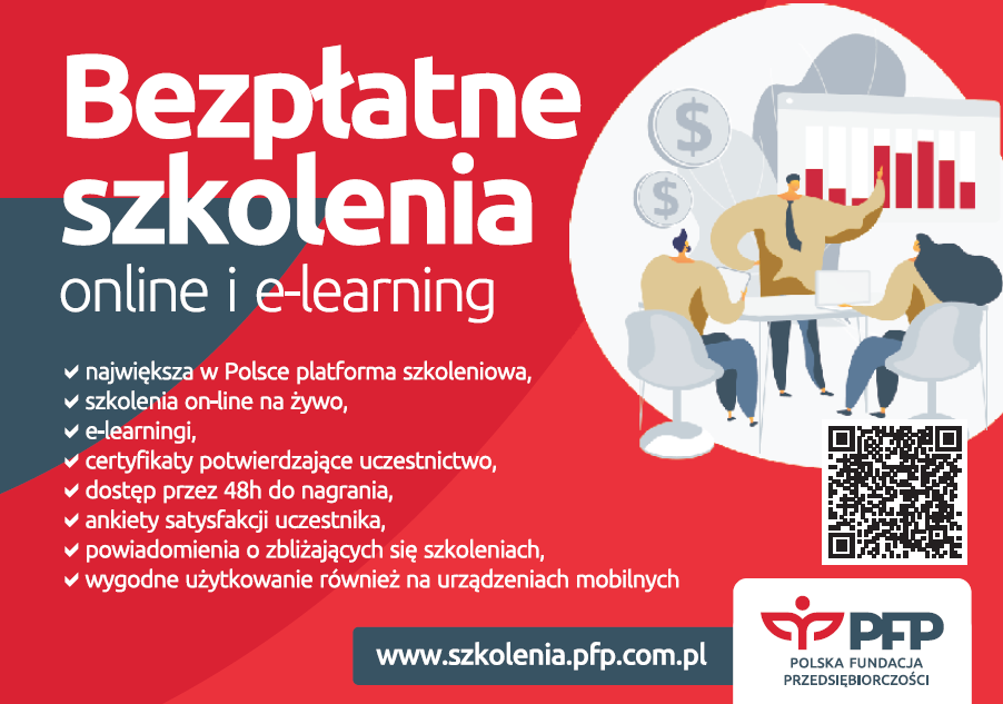 Nowoczesne, intuicyjne narzędzie szkoleniowe. Dostępne za darmo, dla wszystkich zainteresowanych przedsiębiorców.