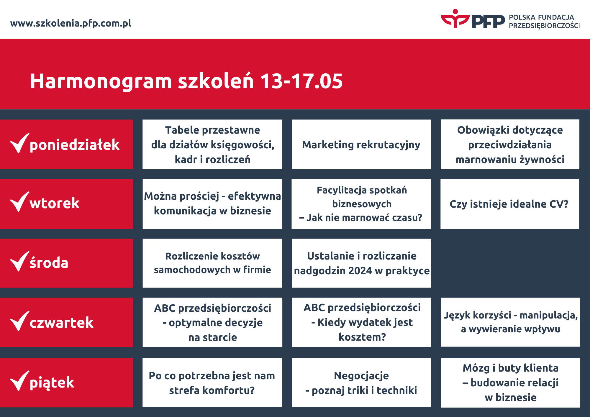 14 szkoleń, które pomogą Ci jeszcze lepiej prowadzić firmę!