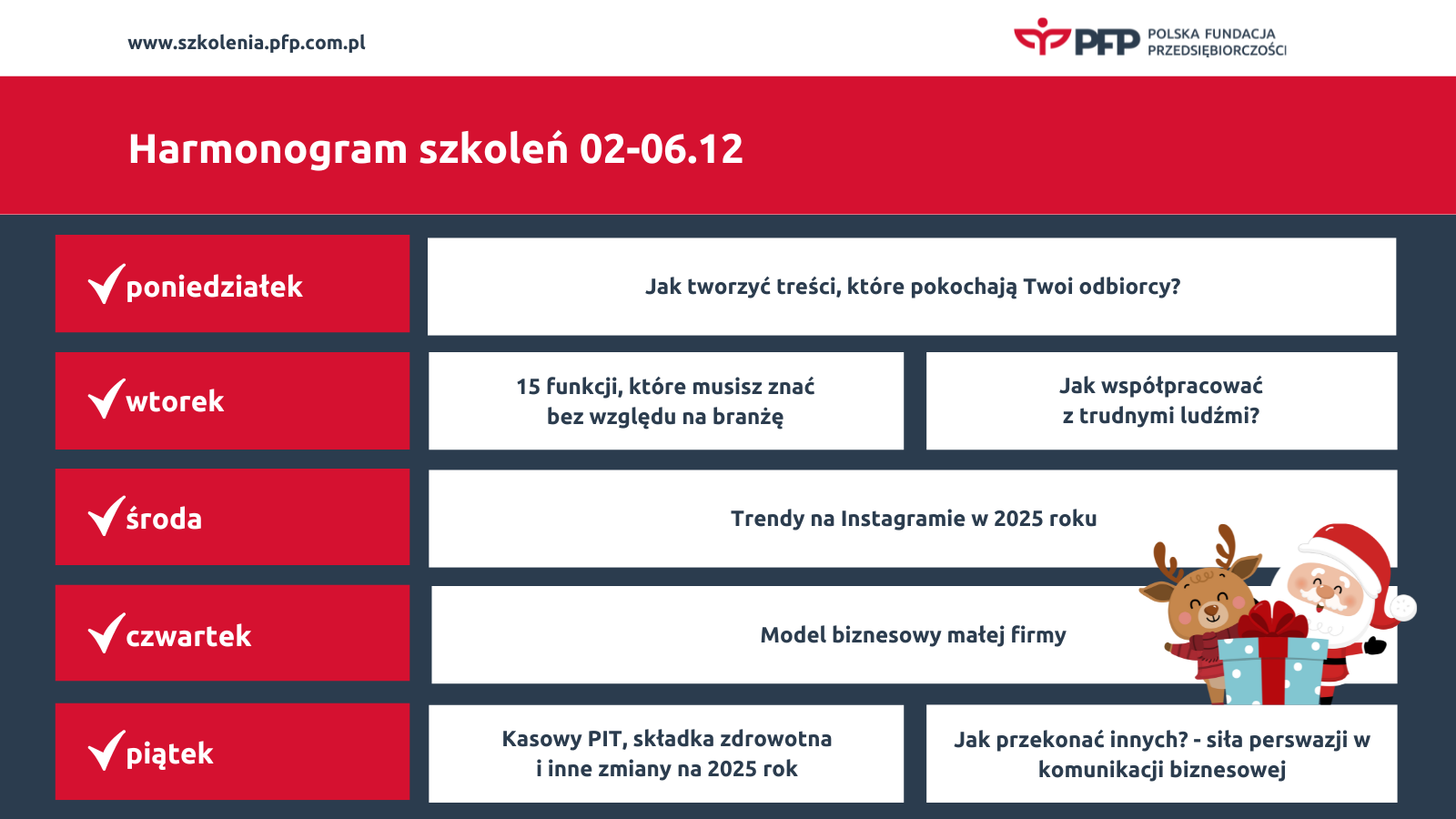 Mamy dla Was nowe szkolenia! Nie brakuje tematów dla początkujących przedsiębiorców